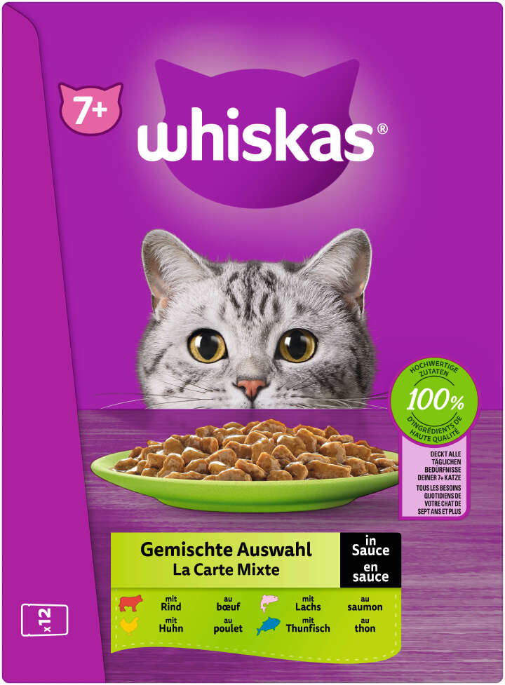 whiskas KatzenNassfutter Portionsbeutel Mul raiffeisenmarkt.de